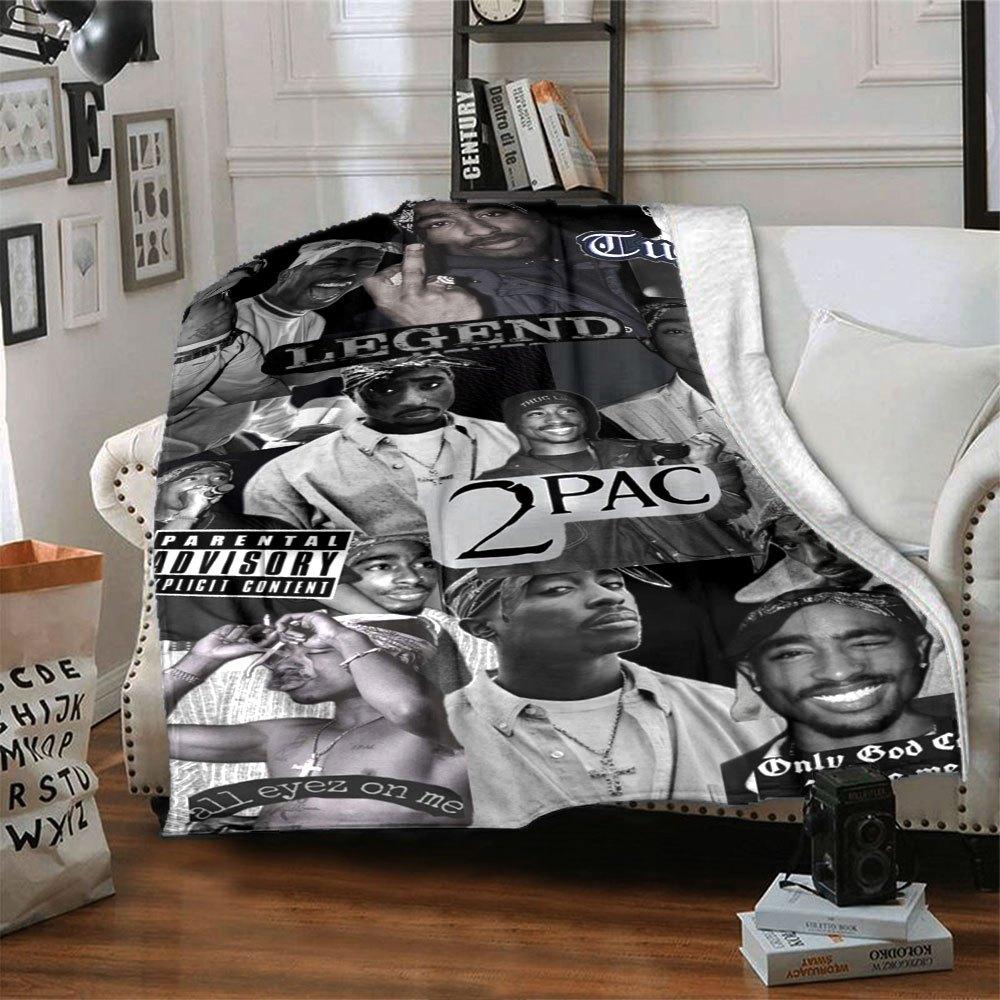 1pc 2PacHip-Hop Blanket Soft Lightweight All-Season Multi-Purpose Throw for Sofa, Bed, Office & Picnics, French Style with Iconic Album Art D56 80cmx120cm(31inx47in)
1pc 2PacHip-Hop Blanket Soft Lightweight All-Season Multi-Purpose Throw for Sofa, Bed, Office & Picnics, French Style with Iconic Album Art D56 80cmx120cm(31inx47in)
