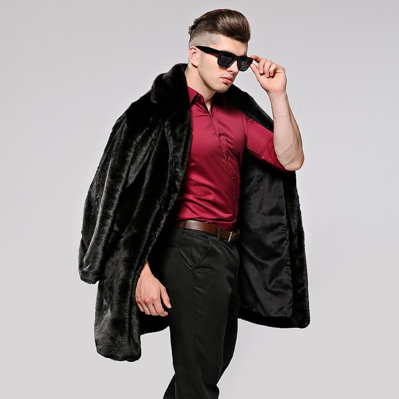 Men s European & American Fashion Mink and Rabbit Fur Long Coat M
Men s European & American Fashion Mink and Rabbit Fur Long Coat M