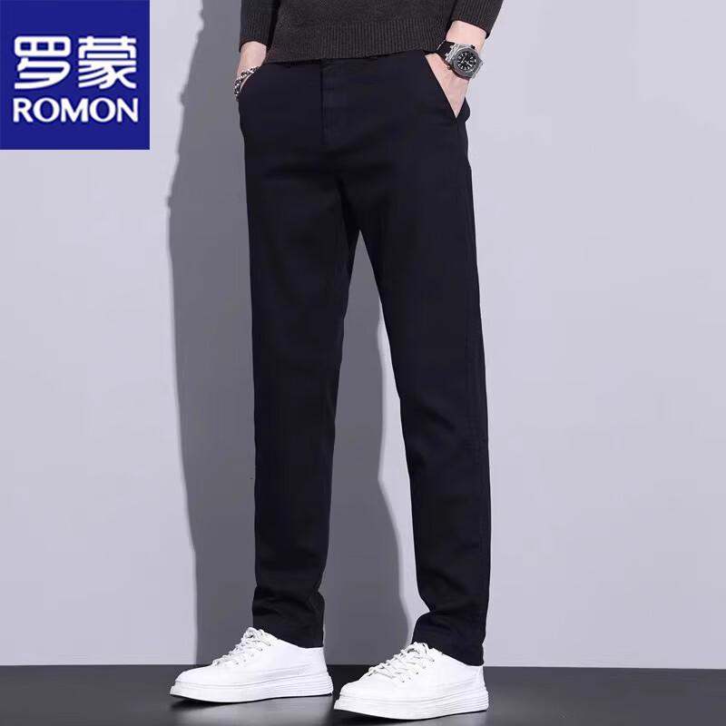 ROMON Men s Slim-Fit Straight Casual Trousers 31
ROMON Men s Slim-Fit Straight Casual Trousers 31