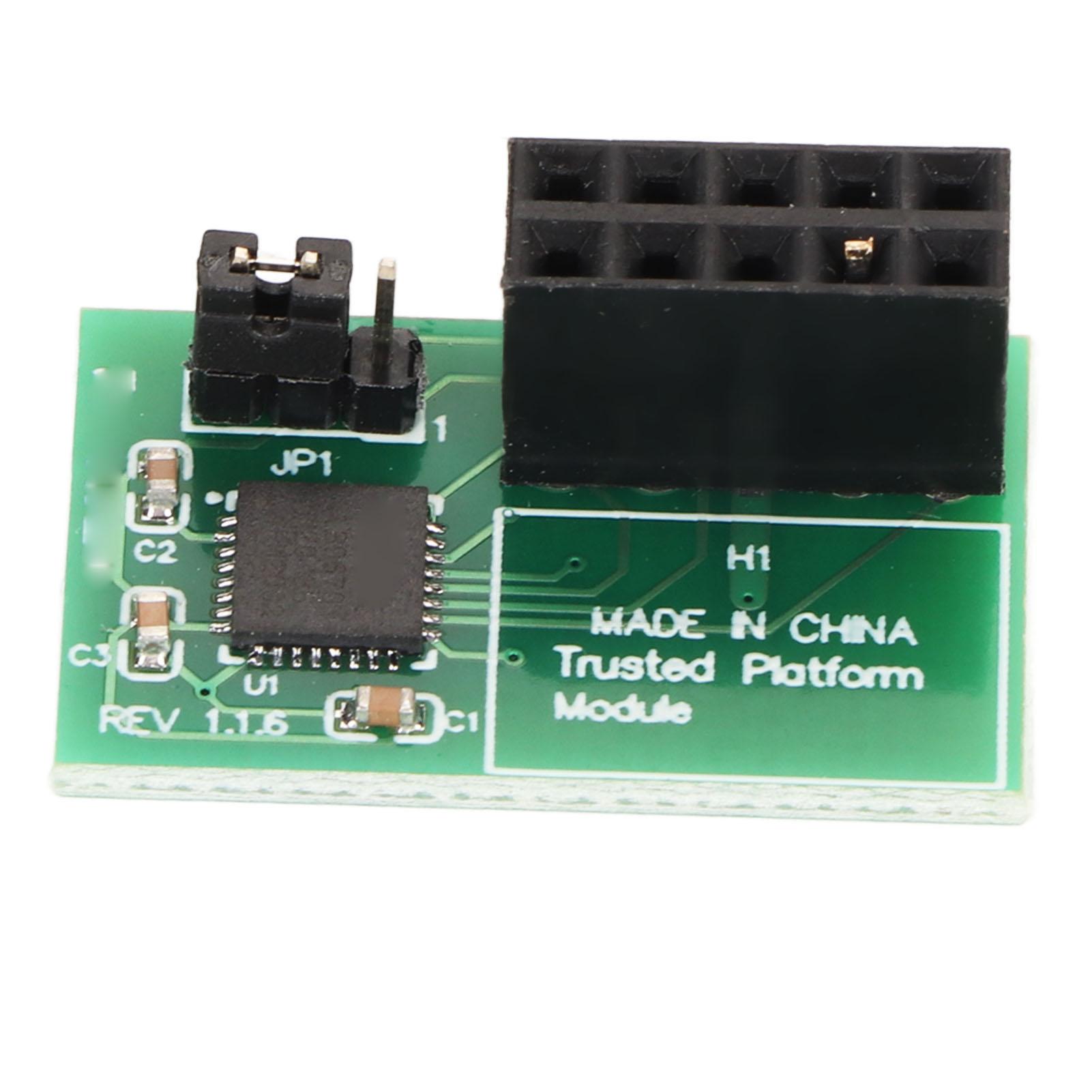 Модуль TPM 2.0, інтерфейс SPI, стабільний, високобезпечний, чіпсет 9670, режим сну, 10-контактний модуль SPI для
Модуль TPM 2.0, інтерфейс SPI, стабільний, високобезпечний, чіпсет 9670, режим сну, 10-контактний модуль SPI для