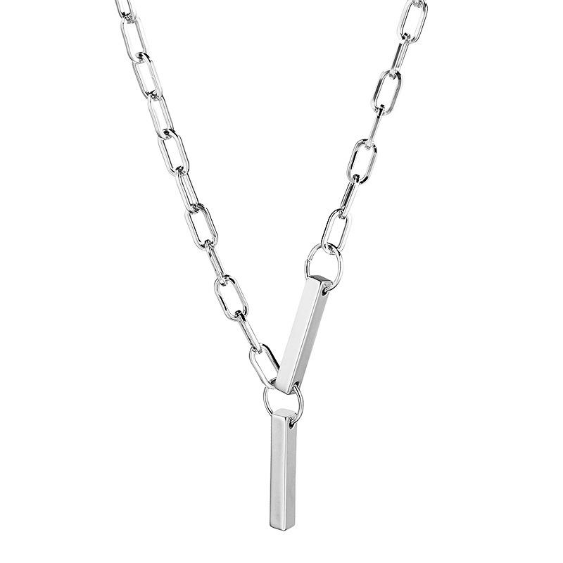 Titanium Quality Premium Steel Necklace For Women With Striking Tassel And Minimalist Charm срібний
Titanium Quality Premium Steel Necklace For Women With Striking Tassel And Minimalist Charm срібний