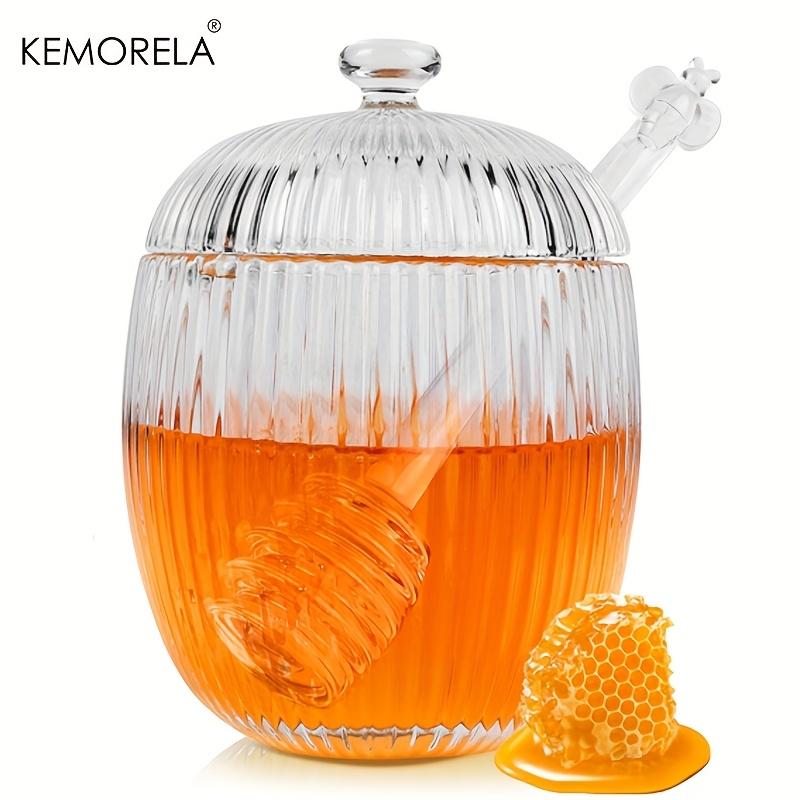 1/2PCS Honey Jar with Lid and Dipper 230ML Glass Honey Pot Dispenser with Dippers Stick Honey Container for Kitchen and Home Use
1/2PCS Honey Jar with Lid and Dipper 230ML Glass Honey Pot Dispenser with Dippers Stick Honey Container for Kitchen and Home Use
