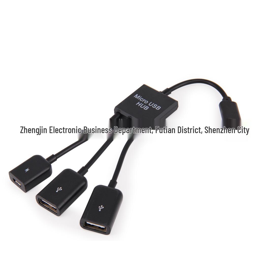 USB 3.1 Type-C to Micro USB 2-Port Hub with Power Supply OTG Splitter
USB 3.1 Type-C to Micro USB 2-Port Hub with Power Supply OTG Splitter