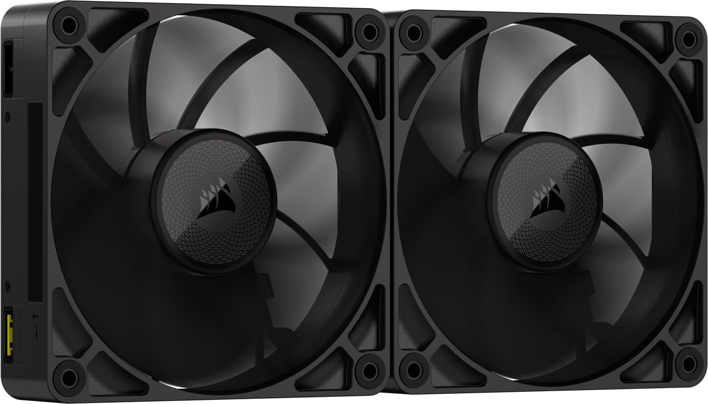 CORSAIR iCUE LINK RX140 MAX Стартовий комплект 140 мм PWM Корпус ПК Вентилятор товщиною 30 мм Dual Pack LINK System Hub Чорний (iCUE включено) CO-9051044-WW чорний
CORSAIR iCUE LINK RX140 MAX Стартовий комплект 140 мм PWM Корпус ПК Вентилятор товщиною 30 мм Dual Pack LINK System Hub Чорний (iCUE включено) CO-9051044-WW чорний