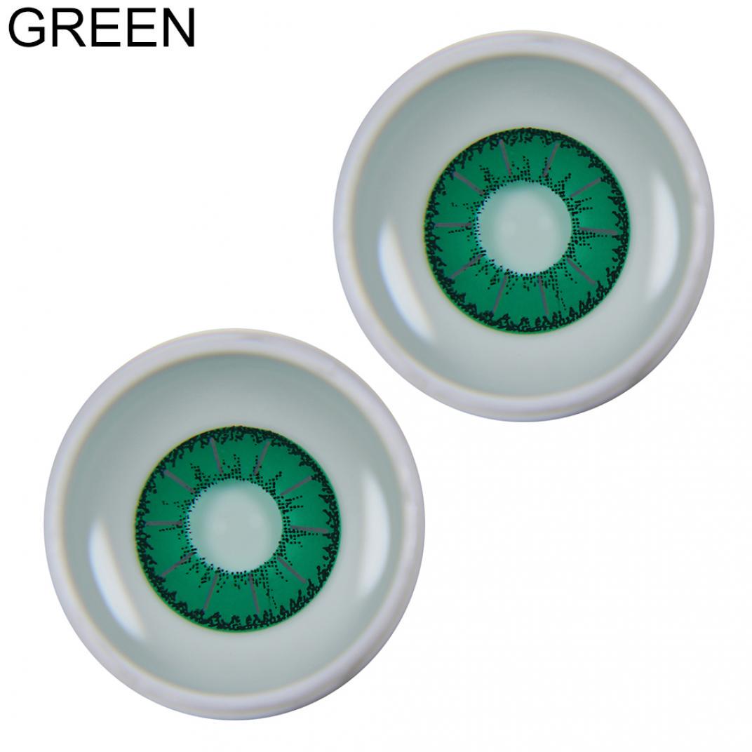 Цветные контактные линзы на косплей. 1 пара зелёный
Цветные контактные линзы на косплей. 1 пара зелёный