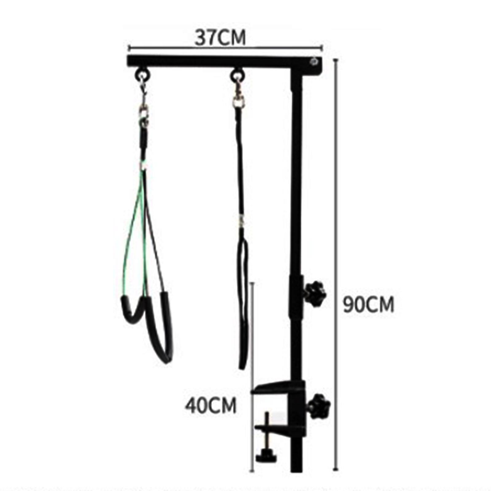 Ручка для стрижки собак с зажимом, фиксированная складная стойка для стрижки собак, регулируемая настольная вешалка для маленьких и средних собак/кошек дома