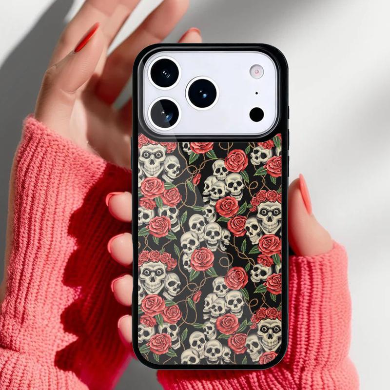 Skull With Roses Phone Case for iPhone 17 Air 16e 15 14 13 Pro Max Back Cover for 12 11 Pro Coque iPhone 13
Skull With Roses Phone Case for iPhone 17 Air 16e 15 14 13 Pro Max Back Cover for 12 11 Pro Coque iPhone 13
