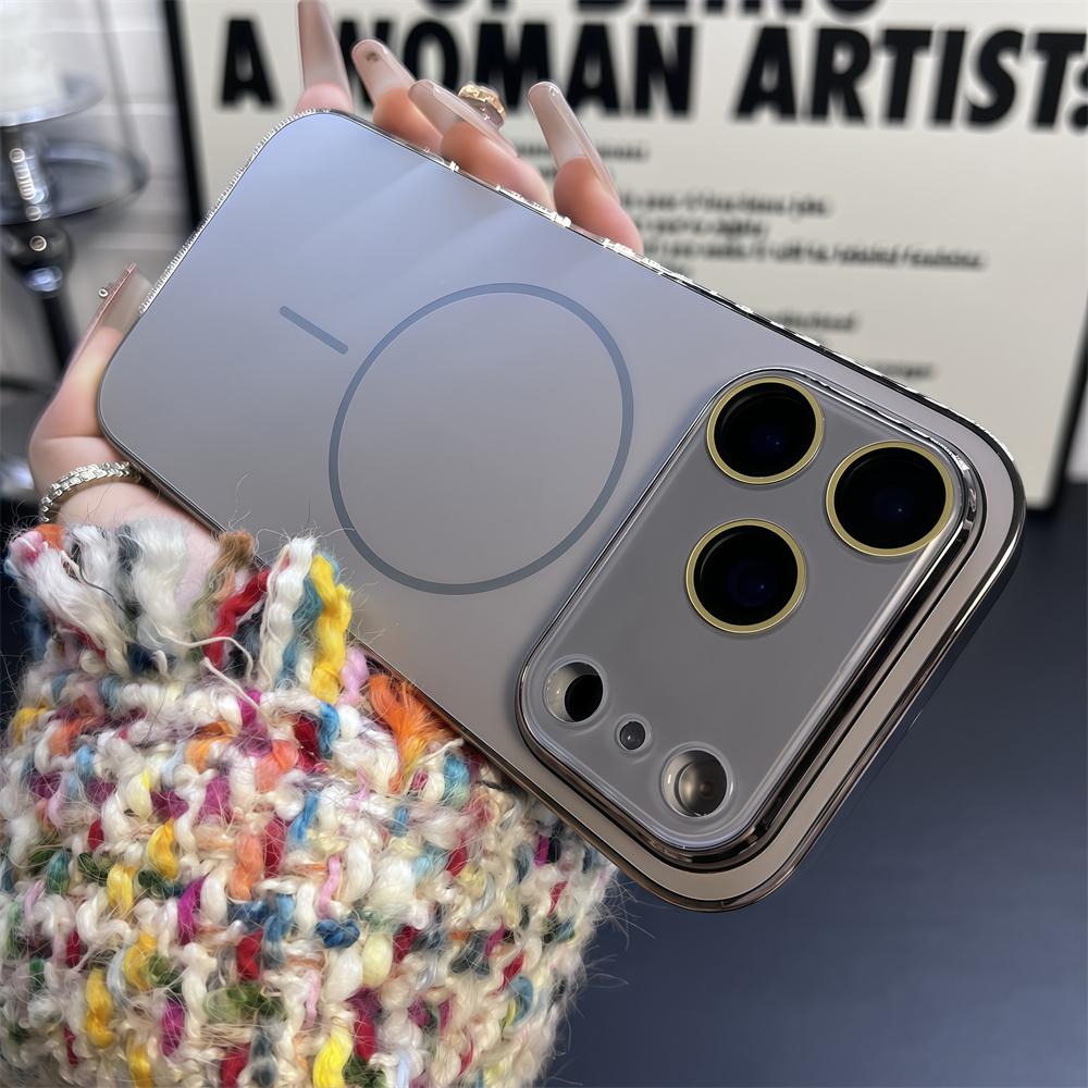 Plating Frame Matte Phone Case For iPhone 17 Pro Max Air 14 15 Plus 12 13 16 Pro For Magsafe Crystal Camera Protect Cover iPhone 11
Plating Frame Matte Phone Case For iPhone 17 Pro Max Air 14 15 Plus 12 13 16 Pro For Magsafe Crystal Camera Protect Cover iPhone 11