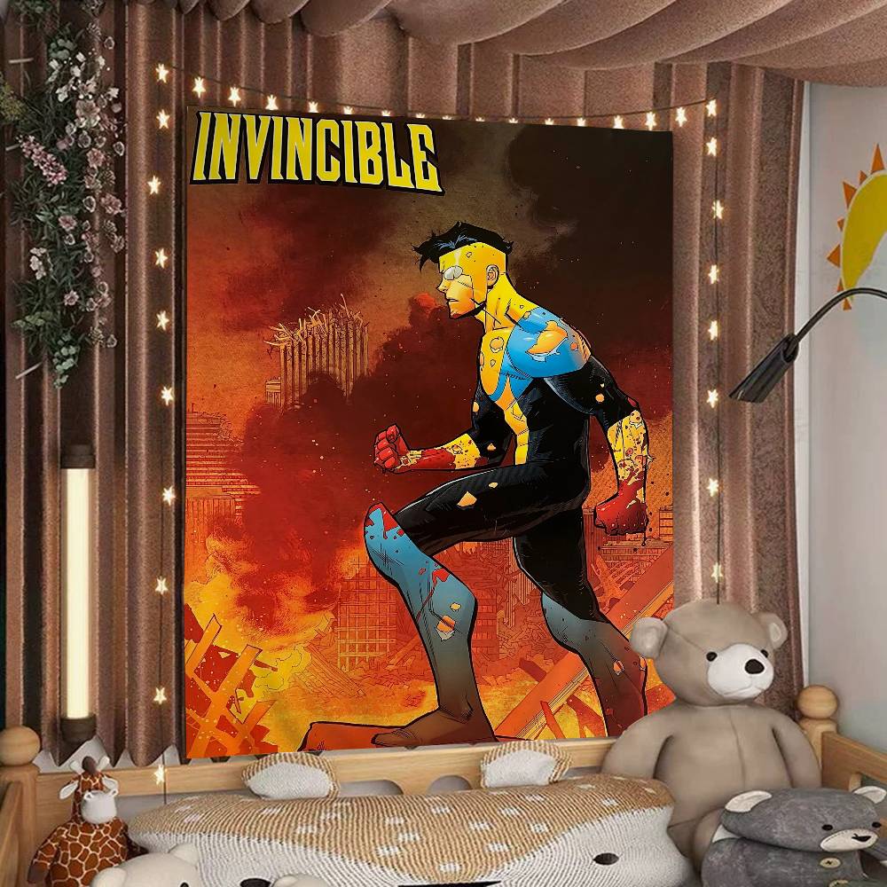 IInvincible Cartoon DIY Wall Tapestry Hanging Tarot Hippie Wall Rugs Dorm INS Home Decor 74x94cm(29x37in)
IInvincible Cartoon DIY Wall Tapestry Hanging Tarot Hippie Wall Rugs Dorm INS Home Decor 74x94cm(29x37in)