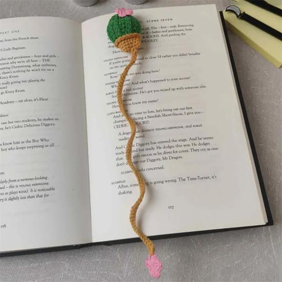 Yousheng Crochet Cactus Bookmark Hand-crocheted Knitting Bookmark Office Decoration Vibrant Color Party Favors рожевий
Yousheng Crochet Cactus Bookmark Hand-crocheted Knitting Bookmark Office Decoration Vibrant Color Party Favors рожевий