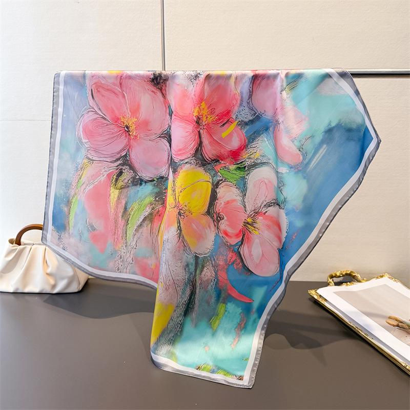 Print Designer 70Cm Square Silk Women s Scarf Spring Summer Satin Scarves Shawl Headband Bandana Hijab Wrap Luxury 70x70cm
Print Designer 70Cm Square Silk Women s Scarf Spring Summer Satin Scarves Shawl Headband Bandana Hijab Wrap Luxury 70x70cm