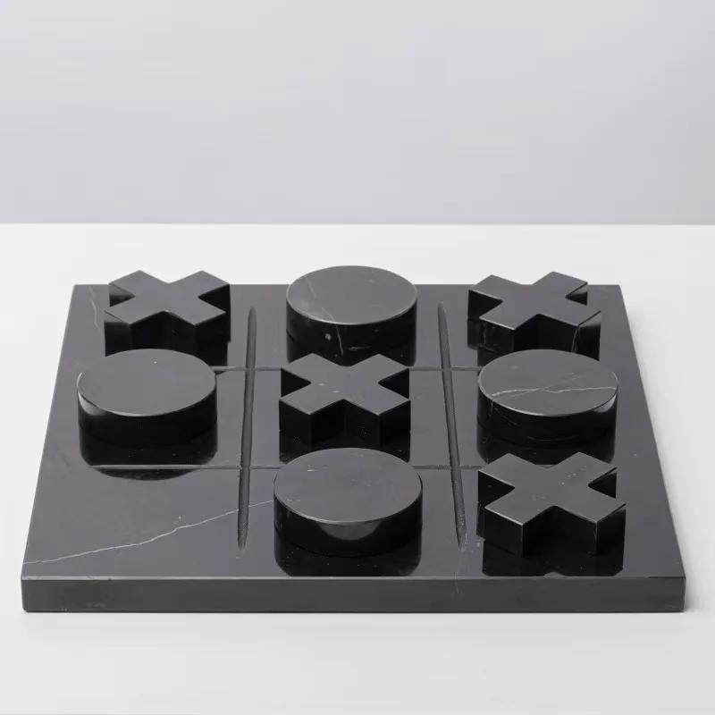 Tic-Tac-Toe Game Marble Chessboard Square Geometric Artwork Ornaments Desk Decoration Golden Chess Pieces Casual Chess Games 30x30x4cm
Tic-Tac-Toe Game Marble Chessboard Square Geometric Artwork Ornaments Desk Decoration Golden Chess Pieces Casual Chess Games 30x30x4cm