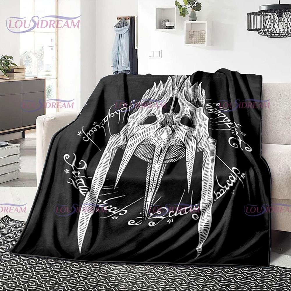 Класичний фільм L-Lord of the R-Rings Pattern Фланелева ковдра для офісу Теплий і зручний диван Дорожня ковдра 150cm x 200cm
Класичний фільм L-Lord of the R-Rings Pattern Фланелева ковдра для офісу Теплий і зручний диван Дорожня ковдра 150cm x 200cm