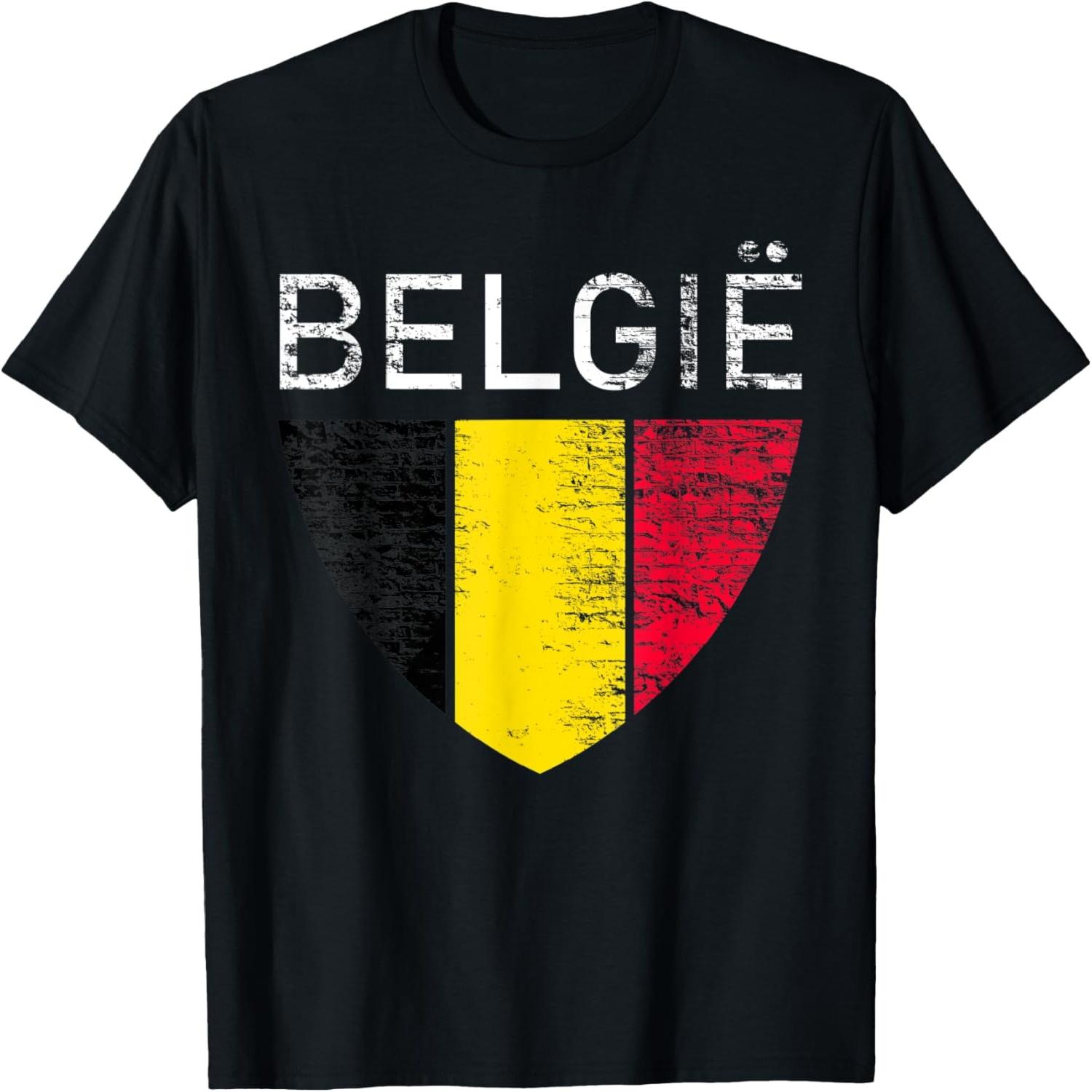 Belgium Flag Soccer Pride Vintage _ Retro Belgian Football T-Shirt XXXXXL різнокольоровий
Belgium Flag Soccer Pride Vintage _ Retro Belgian Football T-Shirt XXXXXL різнокольоровий