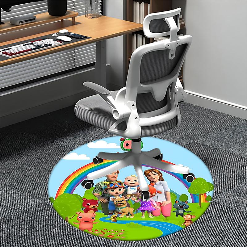 CoComelon Family,Rainbow Adventure Chair mat Round Rug Office carpet, Non slip, Suitable for Living Rooms, Bedrooms decor.1205267a 80cm by 80cm
CoComelon Family,Rainbow Adventure Chair mat Round Rug Office carpet, Non slip, Suitable for Living Rooms, Bedrooms decor.1205267a 80cm by 80cm