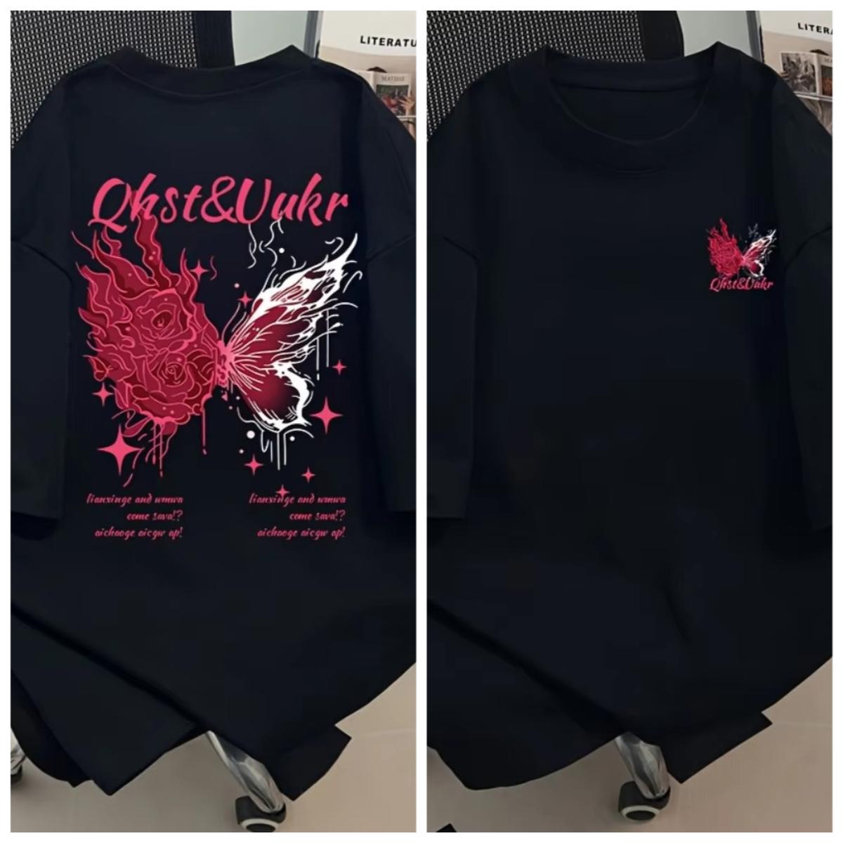 2026 Fashionable new Unisexs colorful butterfly print comfortable and breathable Comfortable and loose Unisexs and Womens Tshirts S
2026 Fashionable new Unisexs colorful butterfly print comfortable and breathable Comfortable and loose Unisexs and Womens Tshirts S