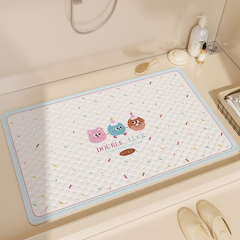 Мультяшный коврик для ванной, противоскользящий, для пожилых людей, против падений, напольный коврик, присоски для ванной, водонепроницаемый ковер, можно стирать 40*70cm
Мультяшный коврик для ванной, противоскользящий, для пожилых людей, против падений, напольный коврик, присоски для ванной, водонепроницаемый ковер, можно стирать 40*70cm