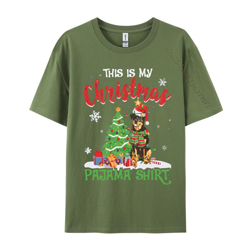 Santa Rottweiler Dog This Is My Christmas T Shirts Men Tee Shirts Graphic Man Tops Tees Clothes Plain T Shirts Wholesale 4XL
Santa Rottweiler Dog This Is My Christmas T Shirts Men Tee Shirts Graphic Man Tops Tees Clothes Plain T Shirts Wholesale 4XL