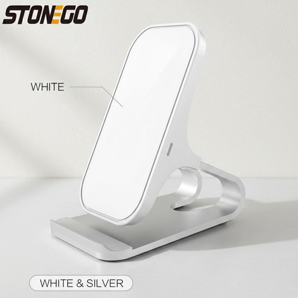 10W 7 5W 5W Qi Fast Wireless Charger Mount 2 Coils Case Friendly Anti Slip Rubber Type C Input білий
10W 7 5W 5W Qi Fast Wireless Charger Mount 2 Coils Case Friendly Anti Slip Rubber Type C Input білий
