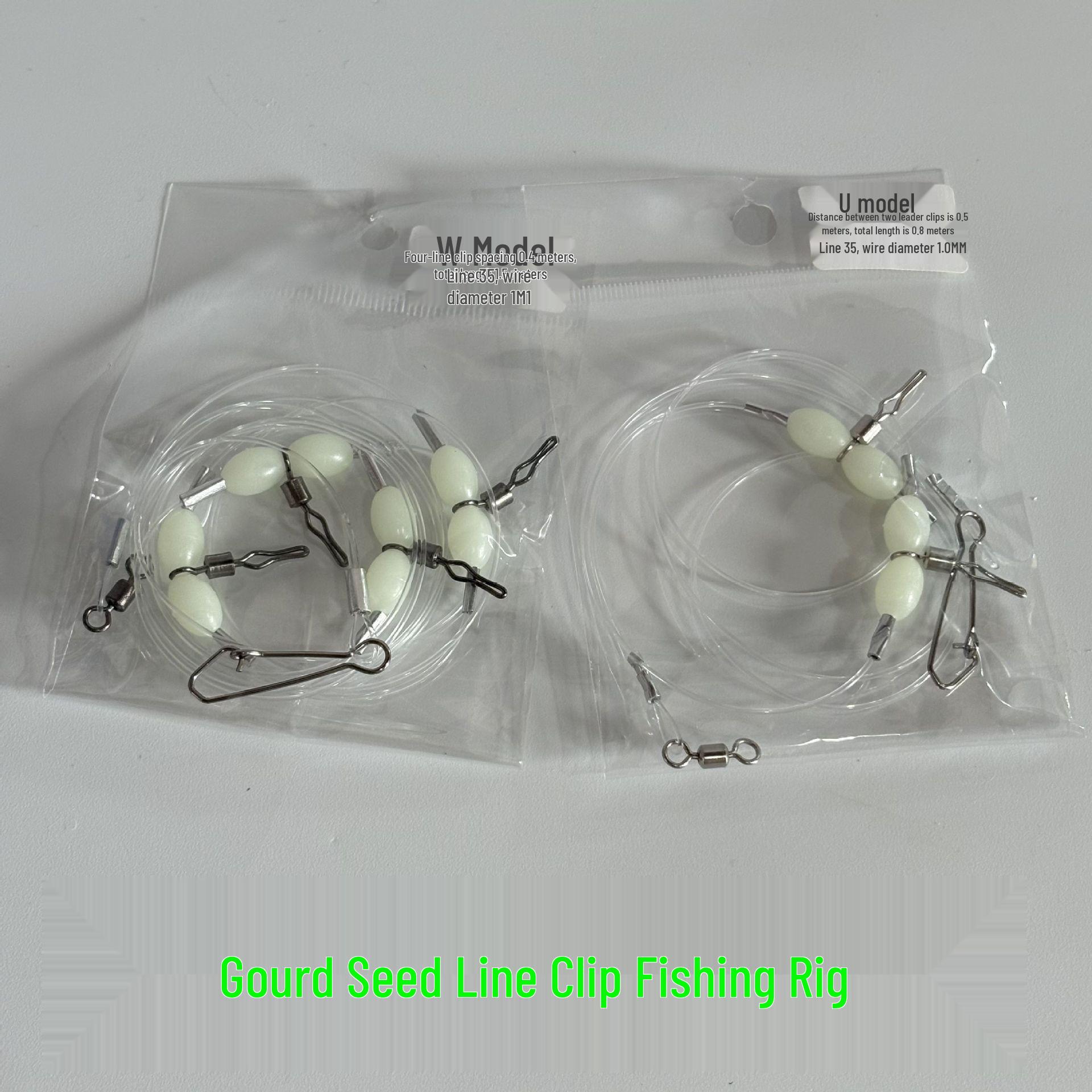 Nylon Sea Fishing Rig with Anti-Tangle Accessories: Line, Hook, Bead Stopper, Swivel, and Split Bracket. 80 cm, 2 hooks
Nylon Sea Fishing Rig with Anti-Tangle Accessories: Line, Hook, Bead Stopper, Swivel, and Split Bracket. 80 cm, 2 hooks