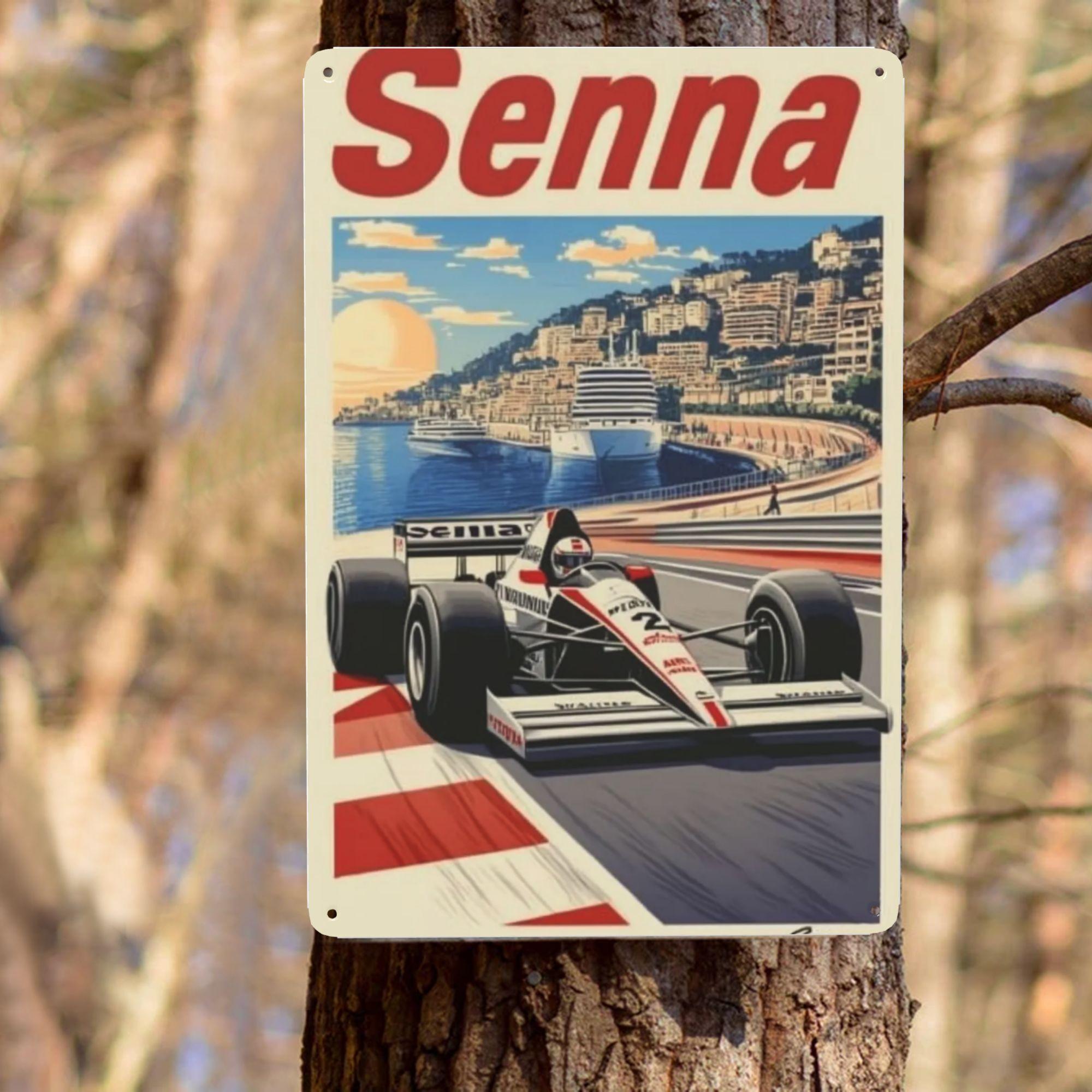 Vintage Ayrton Senna Racing Metal Tin Sign Inch Vertical Wall Art with Vibrant Car Design Durable IndoorOutdoor D 20x30cm(7.8x11.8inch)
Vintage Ayrton Senna Racing Metal Tin Sign Inch Vertical Wall Art with Vibrant Car Design Durable IndoorOutdoor D 20x30cm(7.8x11.8inch)