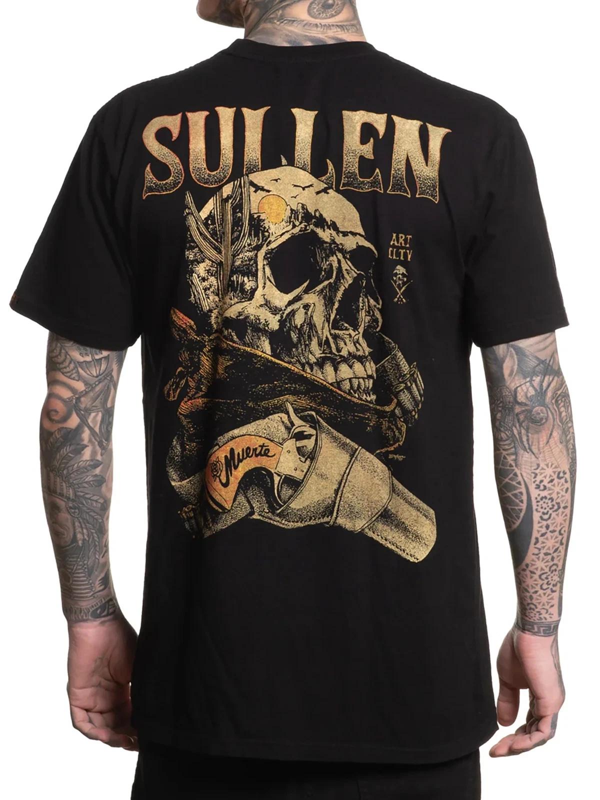 Sullen Men s Muerte Short Sleeve Premium T-shirt Cowboy Skull Tattoo Style Tee 4XL
Sullen Men s Muerte Short Sleeve Premium T-shirt Cowboy Skull Tattoo Style Tee 4XL