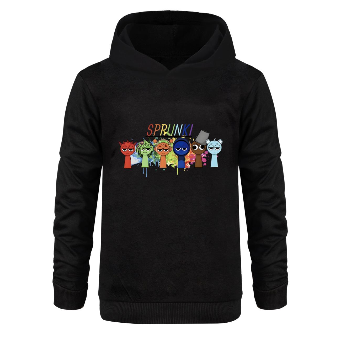 Детская толстовка с капюшоном 3D Sprunki свитер Детский свитер 130cm чёрный
Детская толстовка с капюшоном 3D Sprunki свитер Детский свитер 130cm чёрный