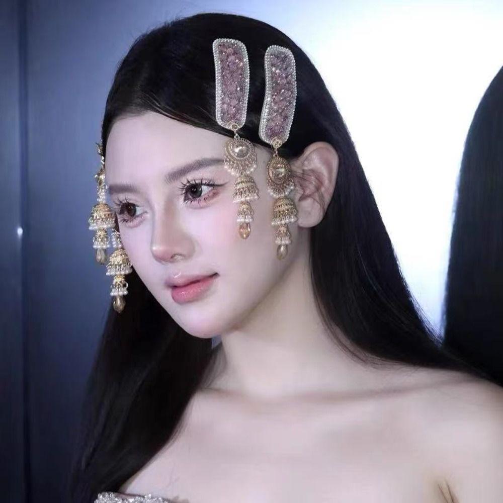 Crystal Chinese Style Tassel Hairpin Elegant Tassel Side Clip Ethnic Style Hair Clip Party Style12
Crystal Chinese Style Tassel Hairpin Elegant Tassel Side Clip Ethnic Style Hair Clip Party Style12