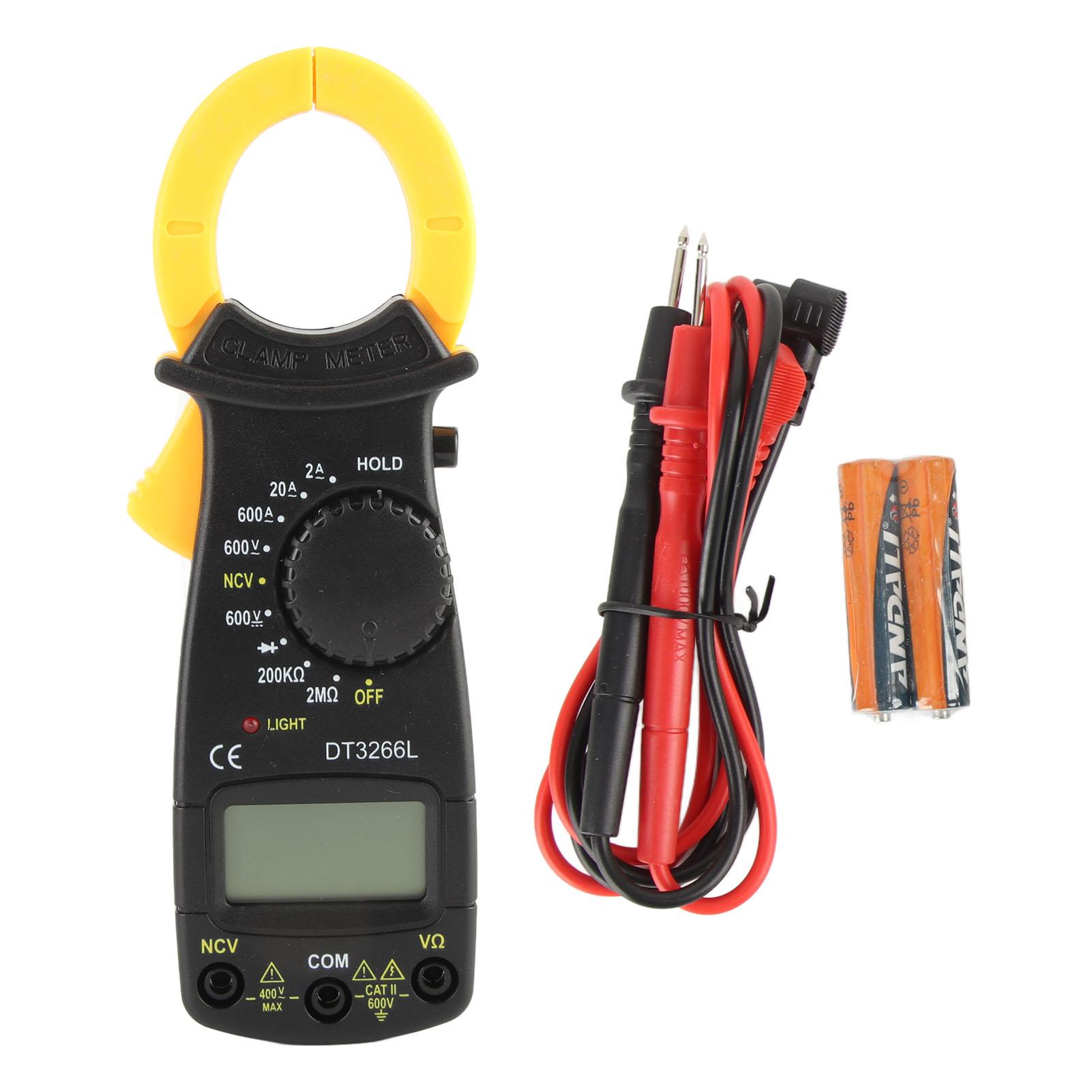 Digital Clamp Multimeter LCD Display Intelligent Meter Smart Tester Electrician Tool
Digital Clamp Multimeter LCD Display Intelligent Meter Smart Tester Electrician Tool