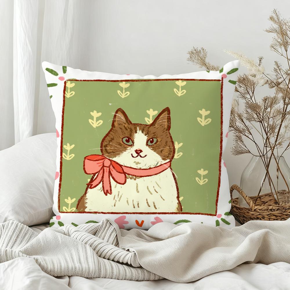 Art Photo Cat Cartoon Pillow Case Bedroom Sofa Living Room Backrest Decoration Square Cushion Nap Time 30x30 cm
Art Photo Cat Cartoon Pillow Case Bedroom Sofa Living Room Backrest Decoration Square Cushion Nap Time 30x30 cm