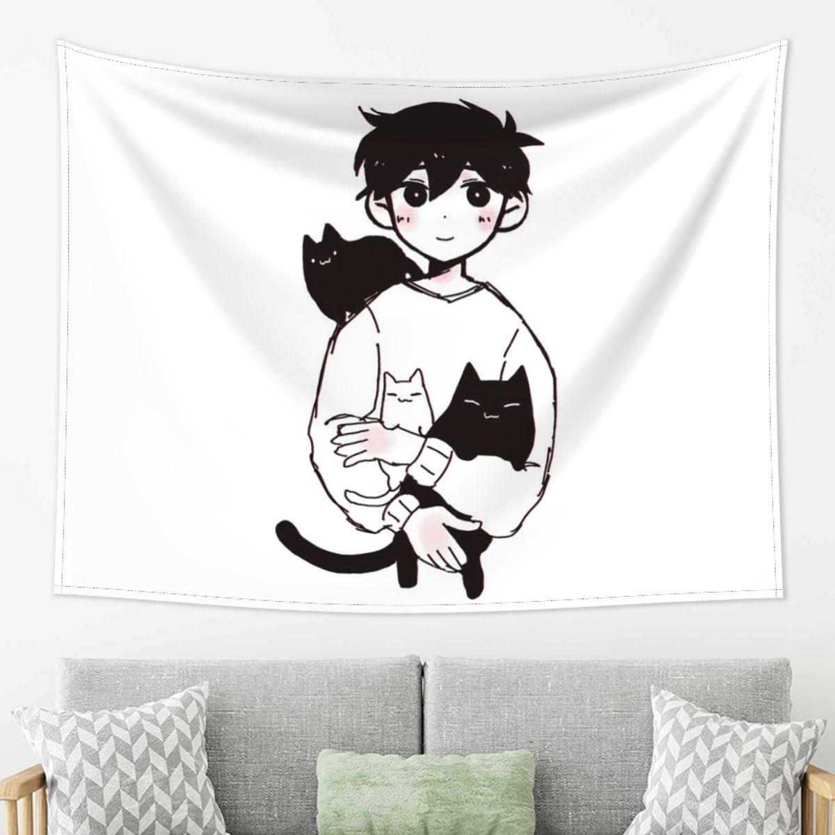 Omori Sunny And Mewo Tapestry Wall Hanging Aesthetic Home Decor Tapestries for Living Room Bedroom 74x94cm(29x37in)
Omori Sunny And Mewo Tapestry Wall Hanging Aesthetic Home Decor Tapestries for Living Room Bedroom 74x94cm(29x37in)