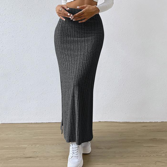 Women‘s Office Package Hip Skirt - Solid Color Pit Striped High Waist Side Slit Midi Skirt for Work XL чорний
Women‘s Office Package Hip Skirt - Solid Color Pit Striped High Waist Side Slit Midi Skirt for Work XL чорний