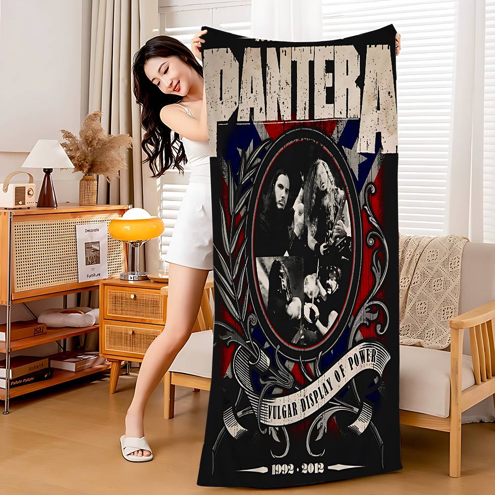 Classic P-Pantera Metal Band Bath Towel Microfiber Soft Water Absorbing Breathable For Girl Kids Decorative Cartoon Beach Towel W40*H60(CM)
Classic P-Pantera Metal Band Bath Towel Microfiber Soft Water Absorbing Breathable For Girl Kids Decorative Cartoon Beach Towel W40*H60(CM)