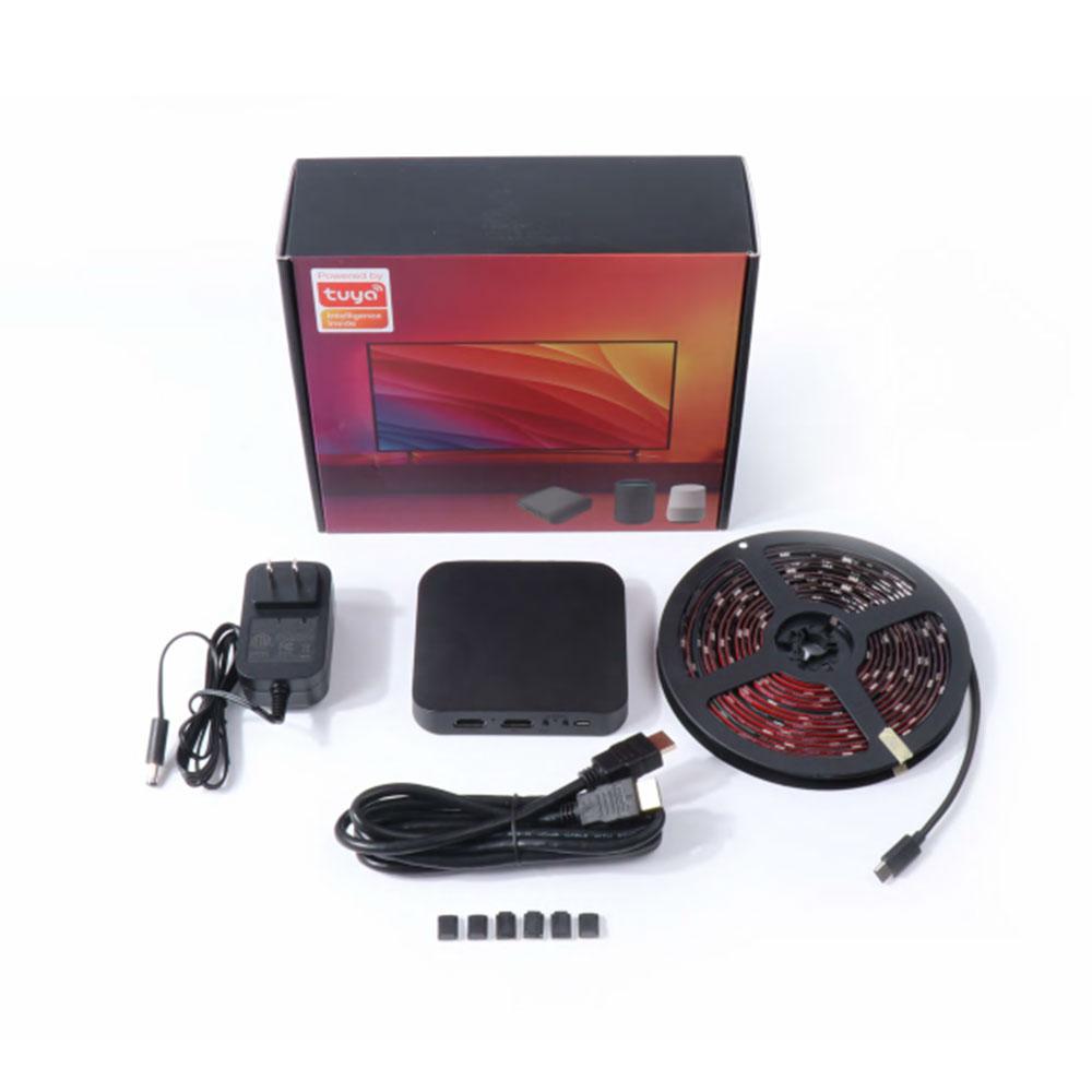 HDMI Sync TV Светодиодная подсветка ТВ-ленты с HDMI 2.0 Sync Box Синхронизация с ТВ и музыкой Поддержка 4K HDR
HDMI Sync TV Светодиодная подсветка ТВ-ленты с HDMI 2.0 Sync Box Синхронизация с ТВ и музыкой Поддержка 4K HDR