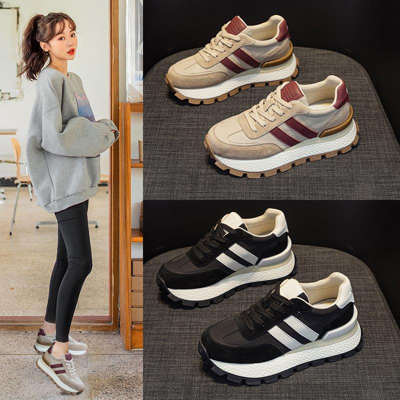 Spring and autumn new little white shoes retro sports shoes Internet celebrity casual women s shoes versatile thick-soled inner heightening dad shoes 33 чёрный
Spring and autumn new little white shoes retro sports shoes Internet celebrity casual women s shoes versatile thick-soled inner heightening dad shoes 33 чёрный