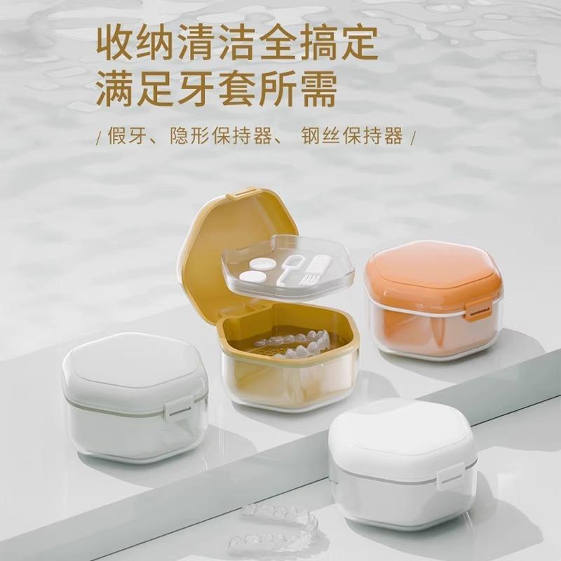 Braces Storage Box Holder Denture Box Invisible Braces Cleaning Box Portable Sealed Soaking Teeth Cleaning Box
Braces Storage Box Holder Denture Box Invisible Braces Cleaning Box Portable Sealed Soaking Teeth Cleaning Box
