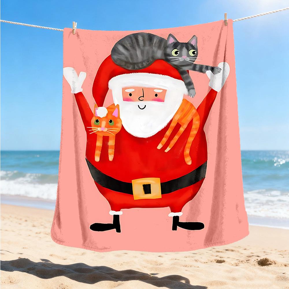 1pc Santa Claus , Cats Outdoor Flannel Blanket Soft All Season Polyester Throw , Perfect for Picnics & Travel , Picnic Accessory 80x120cm
1pc Santa Claus , Cats Outdoor Flannel Blanket Soft All Season Polyester Throw , Perfect for Picnics & Travel , Picnic Accessory 80x120cm