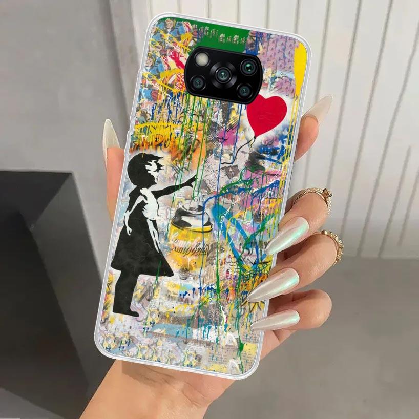 Banksy Graffiti Art Phone Case for Xiaomi Poco X7 X6 X5 X4 X3 Nfc F6 F5 F4 GT F3 F2 Pro F1 M5S M4 M3 5G Soft Funda Print Shell Xiaomi Poco F2 Pro
Banksy Graffiti Art Phone Case for Xiaomi Poco X7 X6 X5 X4 X3 Nfc F6 F5 F4 GT F3 F2 Pro F1 M5S M4 M3 5G Soft Funda Print Shell Xiaomi Poco F2 Pro