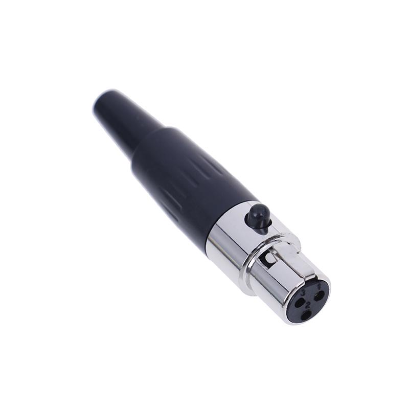 - 1Pc 3pin Female Plug Mini TA3F XLR Audio Microphone Connector MIC Adapter -
- 1Pc 3pin Female Plug Mini TA3F XLR Audio Microphone Connector MIC Adapter -