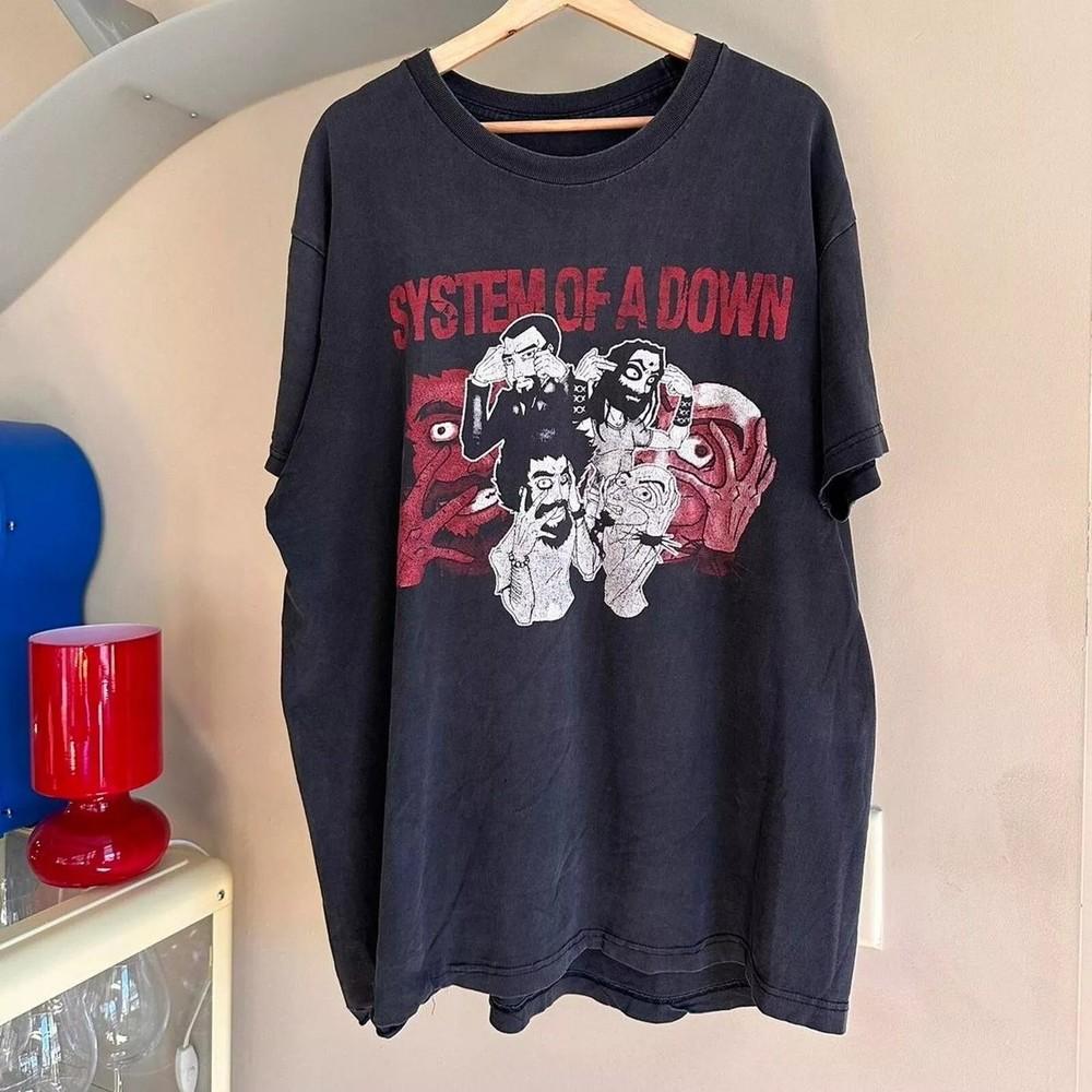 System Of A Down Rock Band Cartoon Rare Design Black T shirt Unisex S5XL Unisex T-Shirt XXXXL
System Of A Down Rock Band Cartoon Rare Design Black T shirt Unisex S5XL Unisex T-Shirt XXXXL