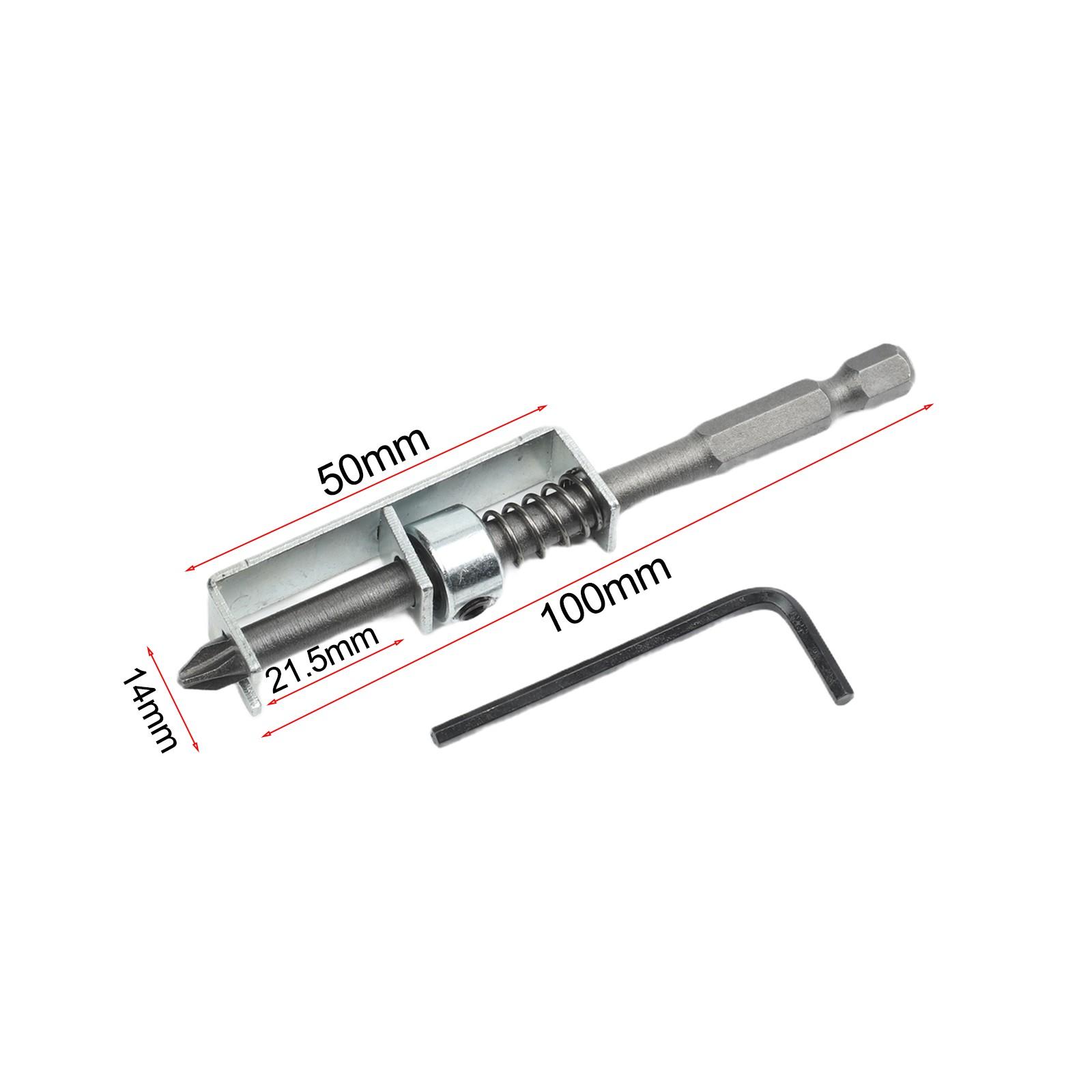 Efficient Springloaded Screw Holder Bit Tool Compatible with All Screws
Efficient Springloaded Screw Holder Bit Tool Compatible with All Screws
