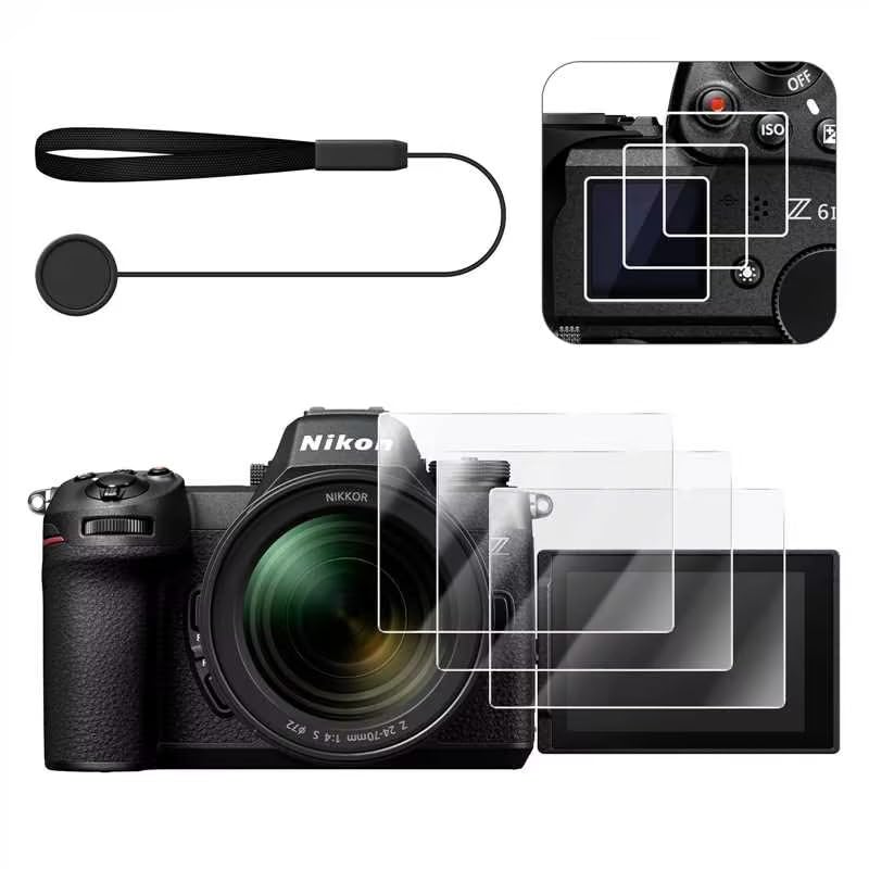 VOVMOEYA 6 шт. защитная пленка для экрана Nikon закаленная стеклянная пленка плечевая защитная пленка для экрана Nikon Z6 III ЖК-протектор для Nikon Z6iii
VOVMOEYA 6 шт. защитная пленка для экрана Nikon закаленная стеклянная пленка плечевая защитная пленка для экрана Nikon Z6 III ЖК-протектор для Nikon Z6iii