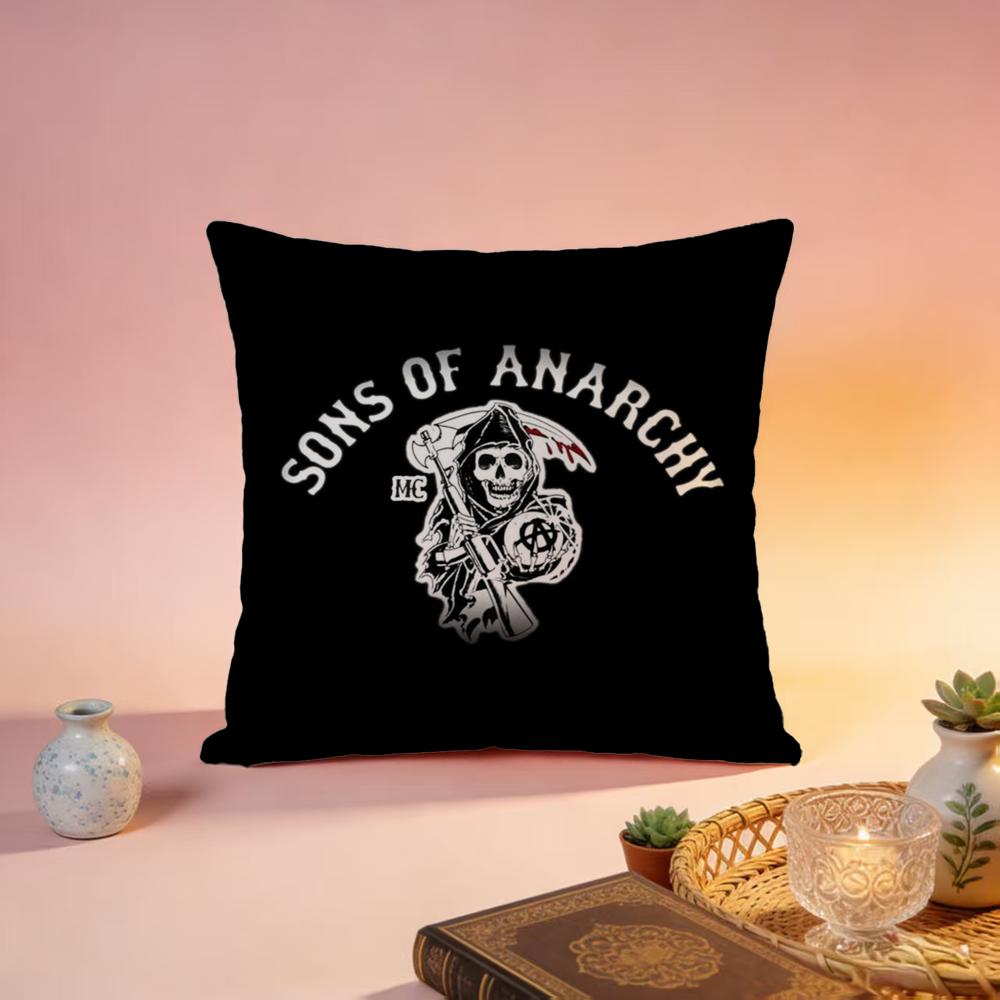 Fashion SSons of Anarchying Cushion Cover Premium SkinFriendly Pillow Case MultiPurpose for Home Office Travel 30X30cm
Fashion SSons of Anarchying Cushion Cover Premium SkinFriendly Pillow Case MultiPurpose for Home Office Travel 30X30cm