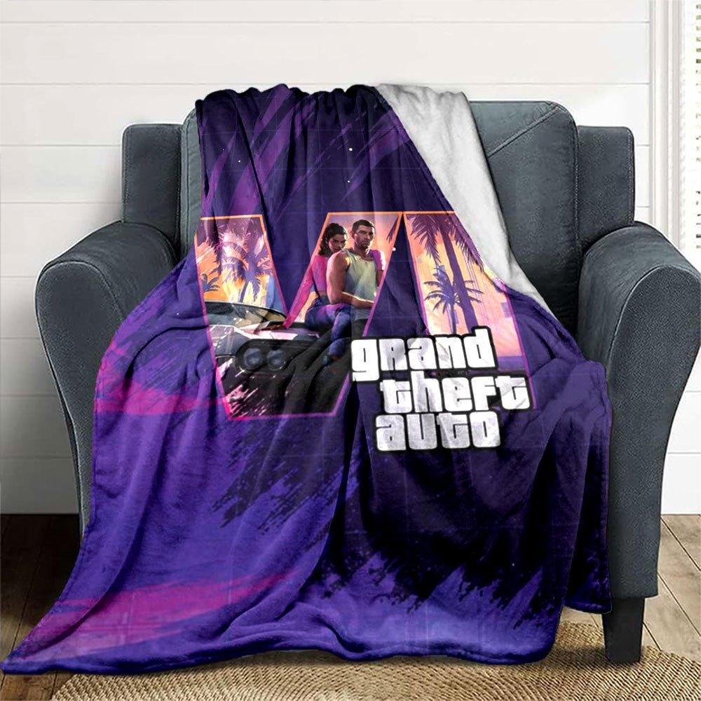 1pc Grand Theft Auto Soft Flannel Blanket with Designer Print - A cozy blanket for all seasons, perfect for the couch, bed, officeB82 80cmx120cm(31inx47in)
1pc Grand Theft Auto Soft Flannel Blanket with Designer Print - A cozy blanket for all seasons, perfect for the couch, bed, officeB82 80cmx120cm(31inx47in)