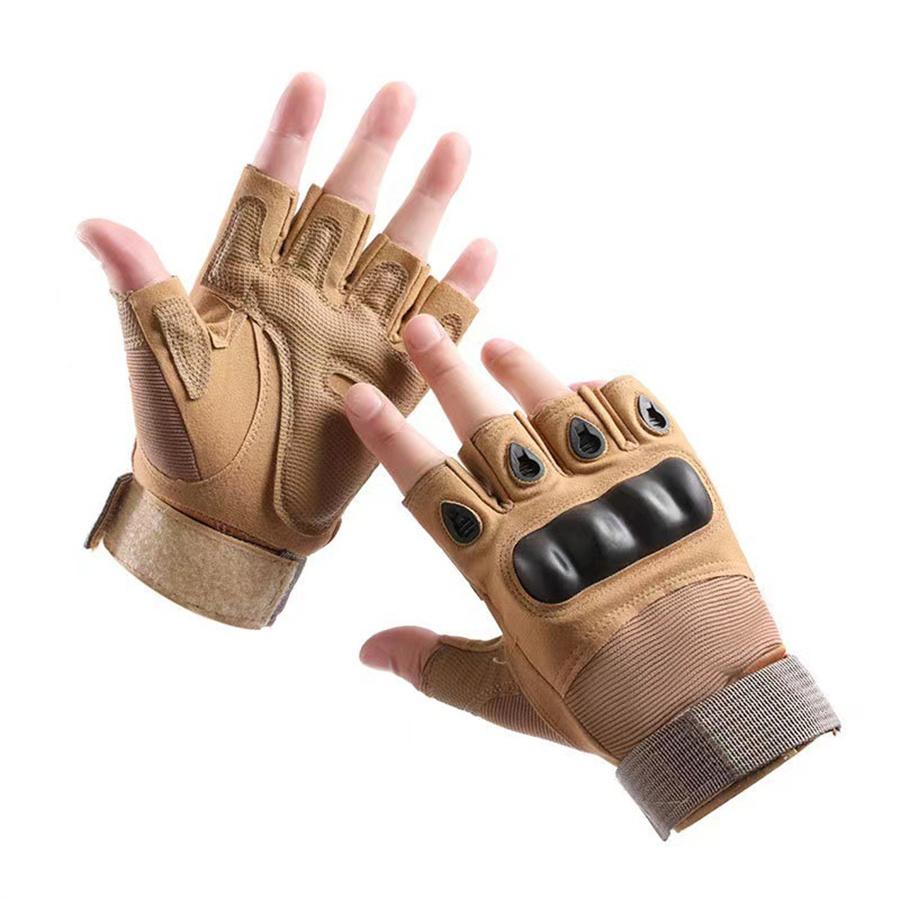 Tactical Half Finger Gloves Hard Knuckle for Outdoor Sports Shooting L коричневий
Tactical Half Finger Gloves Hard Knuckle for Outdoor Sports Shooting L коричневий