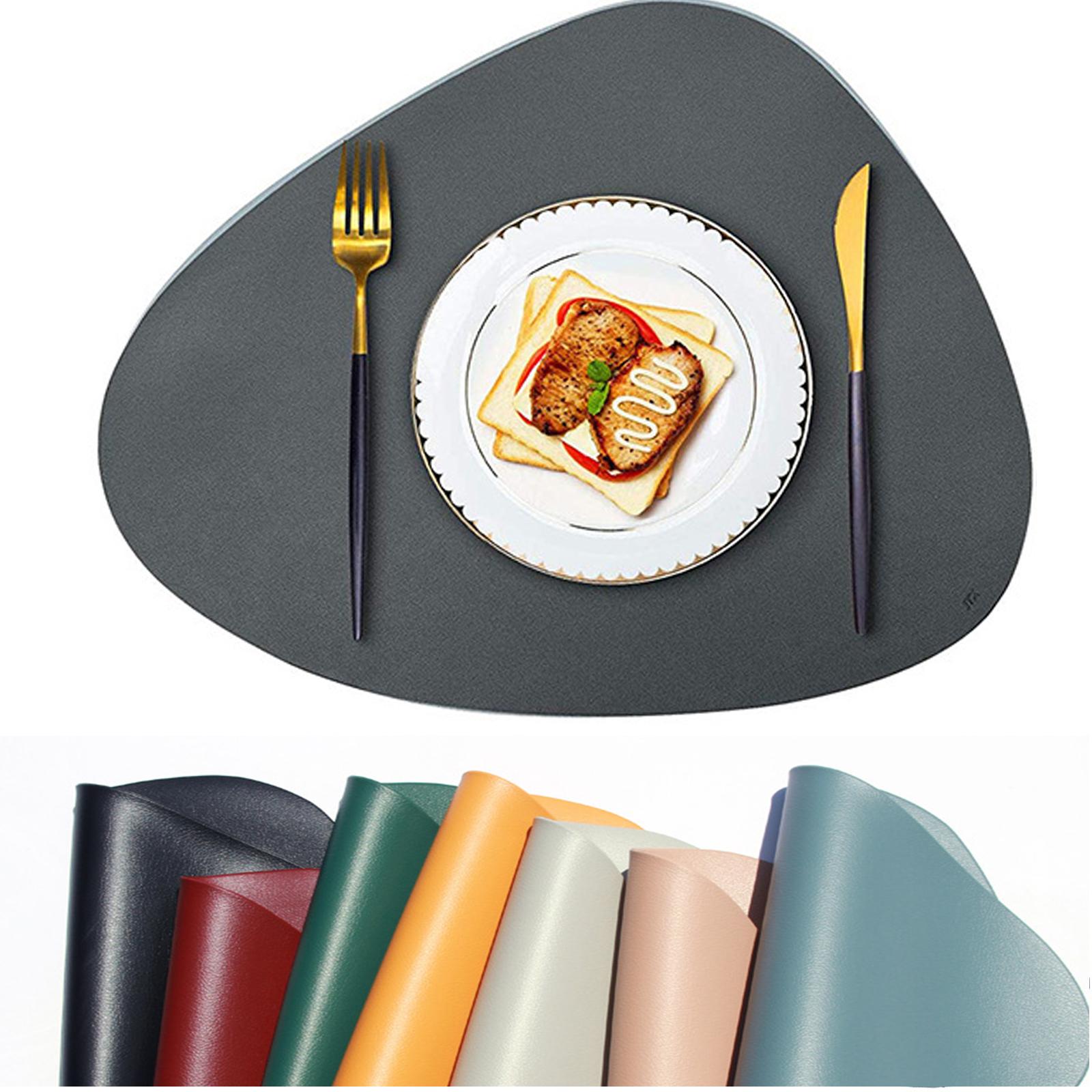 Table Placemats and Coasters Vinyl Faux Leahter Coffee Mats Kitchen Mats Waterproof Easy to Wipe Off for Kitchen Dining Table 2pcs
Table Placemats and Coasters Vinyl Faux Leahter Coffee Mats Kitchen Mats Waterproof Easy to Wipe Off for Kitchen Dining Table 2pcs
