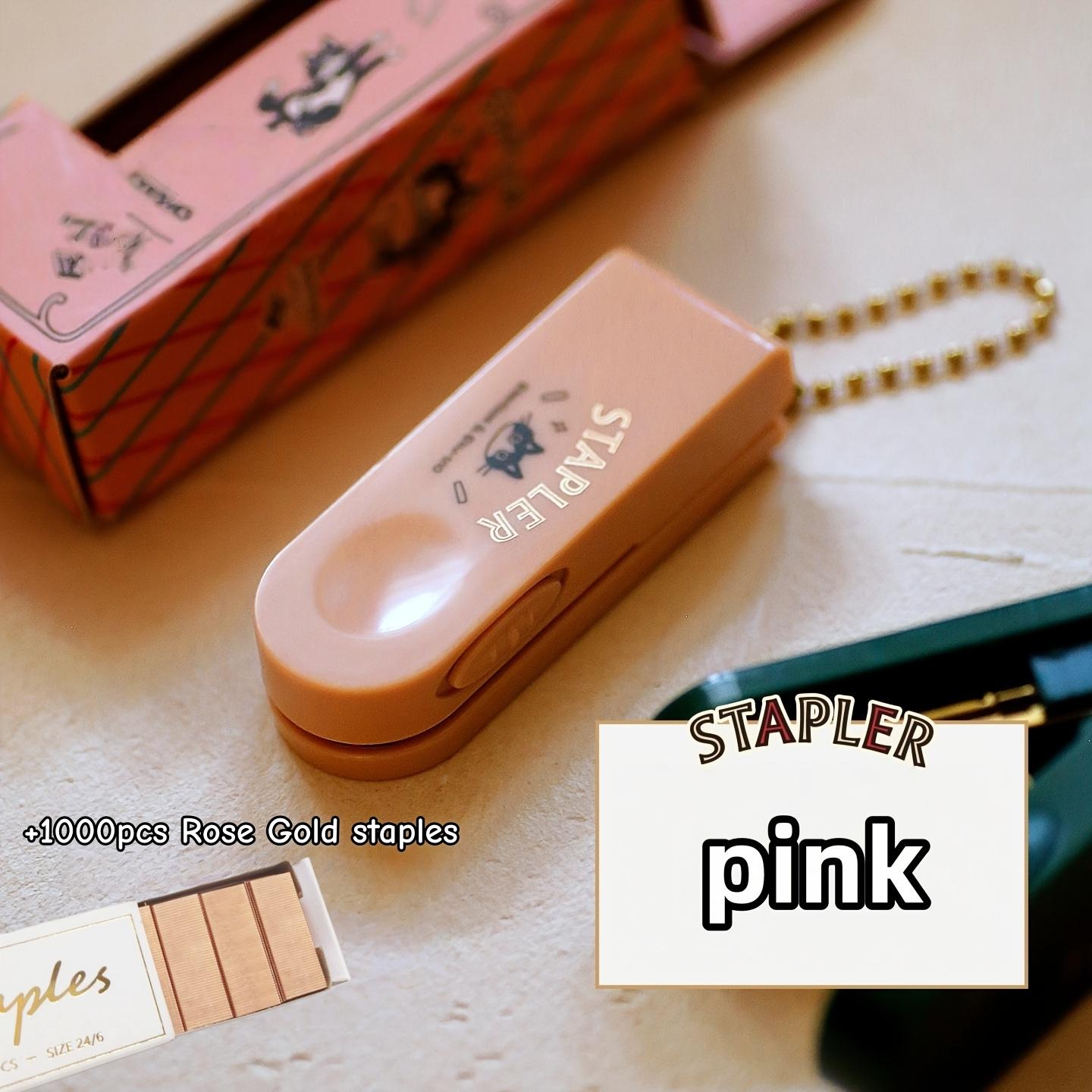 1pcs Portable Stapler + 1000pcs Rose Gold Staples KW-trio X Benstore 10-sheet Capacity Easy to Bind Office Stationery
1pcs Portable Stapler + 1000pcs Rose Gold Staples KW-trio X Benstore 10-sheet Capacity Easy to Bind Office Stationery