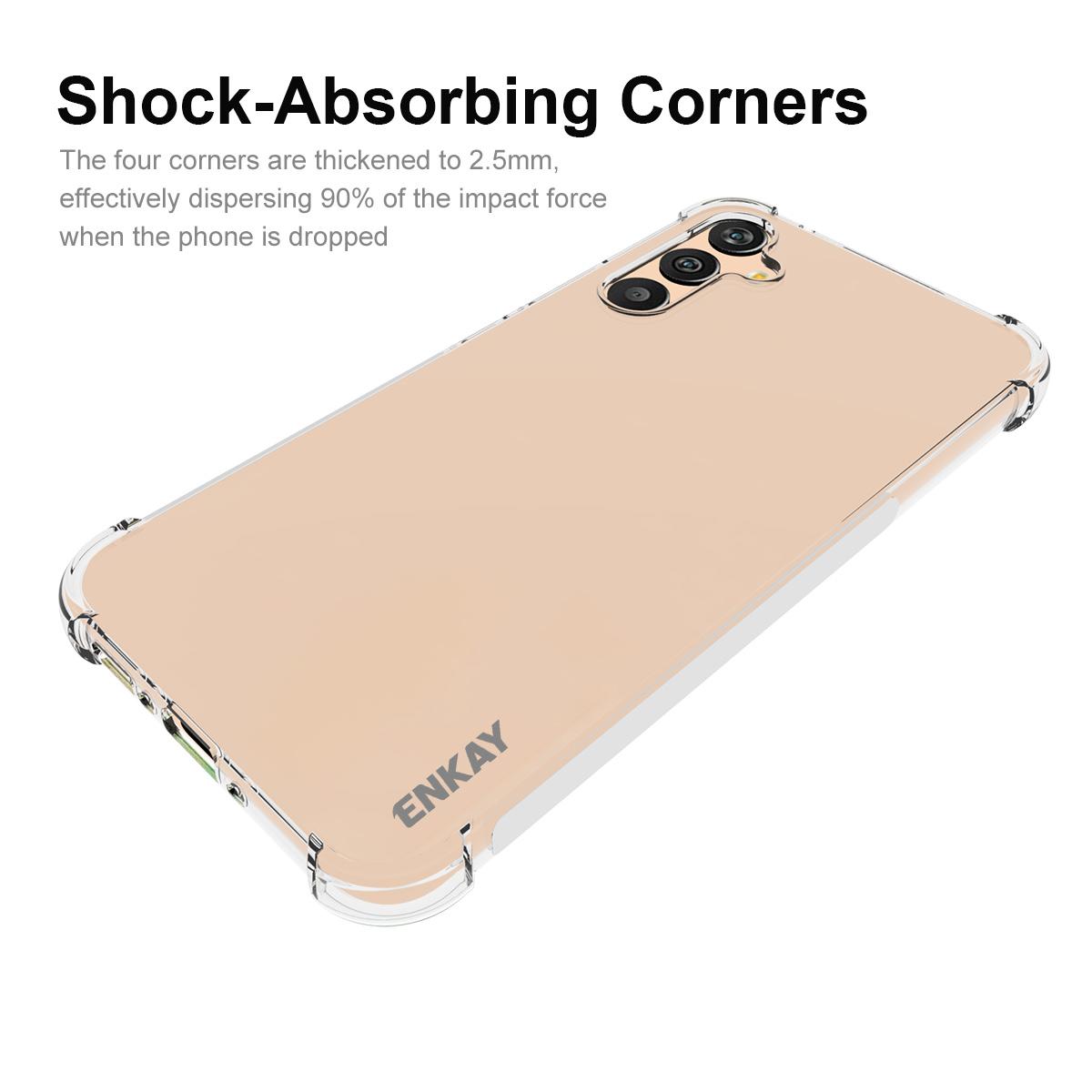 ENKAY HAT PRINCE TPU Phone Case for Samsung Galaxy A34 5G,Anti-slip Strip Edge Clear Thickened Corners Shockproof Phone Cover A
ENKAY HAT PRINCE TPU Phone Case for Samsung Galaxy A34 5G,Anti-slip Strip Edge Clear Thickened Corners Shockproof Phone Cover A