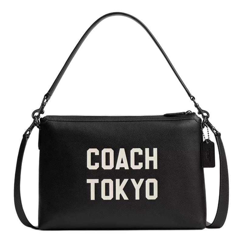 COACH Relay 34 Letter Logo Printed Zipper Closure Polished Pebbled Leather Shoulder Bag Large Men s Black чорний
COACH Relay 34 Letter Logo Printed Zipper Closure Polished Pebbled Leather Shoulder Bag Large Men s Black чорний