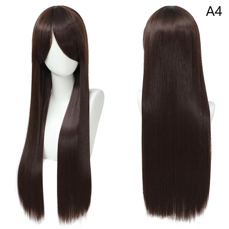 80Cm Long Straight Cosplay Wig With Bangs Anime Synthesis Wig Multicolour Party Heat Resistant Styling Decoration Accessories
80Cm Long Straight Cosplay Wig With Bangs Anime Synthesis Wig Multicolour Party Heat Resistant Styling Decoration Accessories